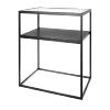 Bijzettafel Amaro 60 cm zwart