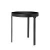 Riverdale bijzettafel Roma zwart 44 cm