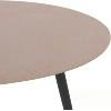 Bijzettafel Evan Ø35,5x34,5 cm beige