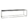 Richmond salontafel Blackbone 160x40 cm zilver